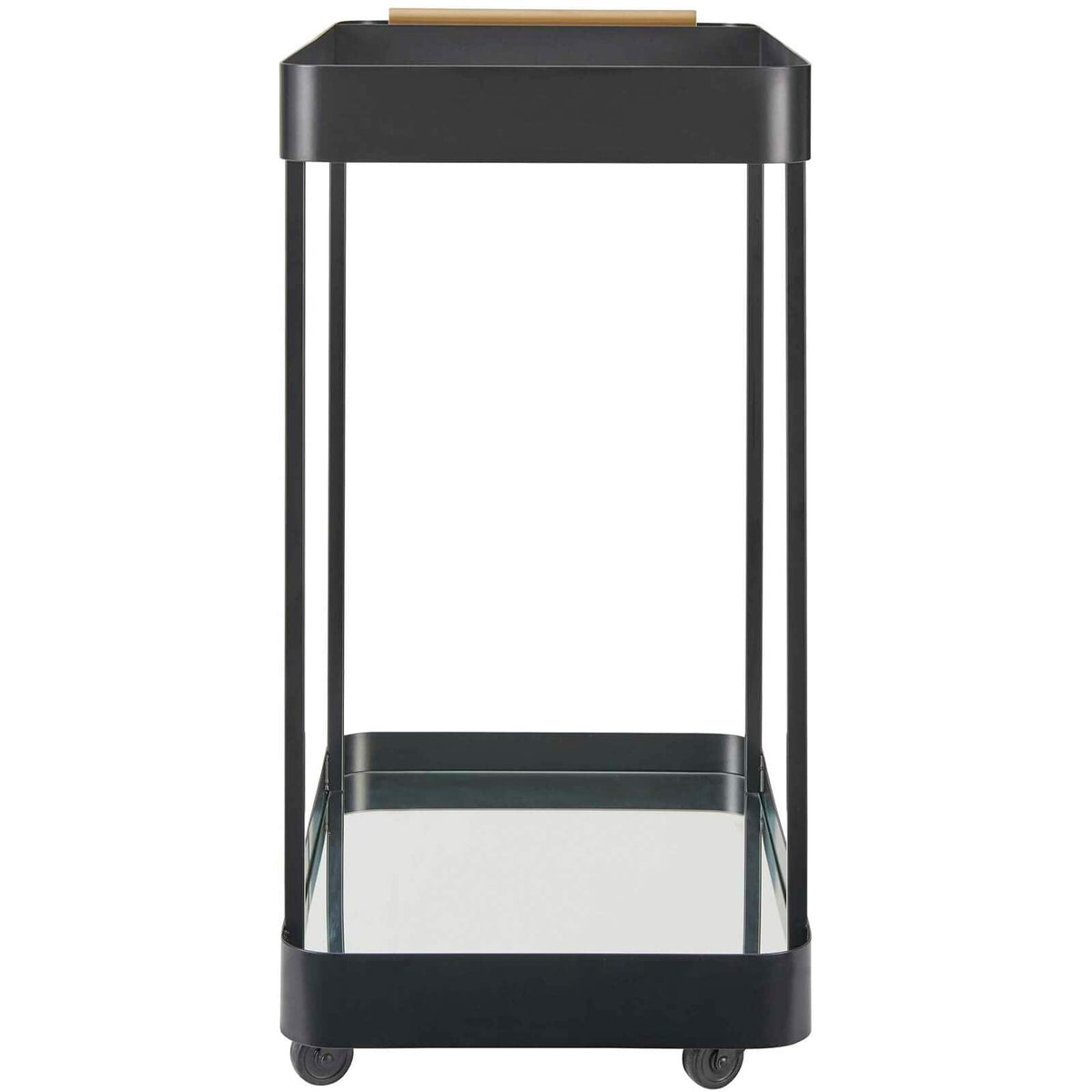 Uttermost Dining Vesper Iron Bar Cart in Black House of Isabella UK