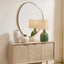 Distort Antique Brass Mirror
