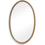 Ellis Beaded Brass Oval Mirror