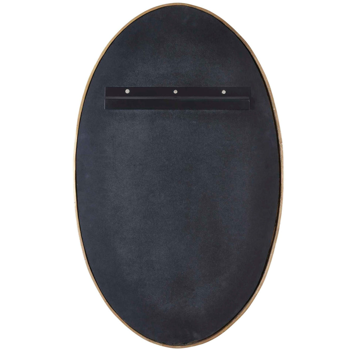 Ellis Beaded Brass Oval Mirror