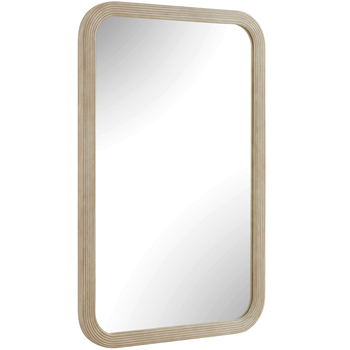 Emari Warm Grey Rectangular Mirror