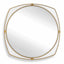 Estella White Round Mirror