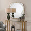 Estella White Round Mirror