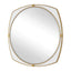 Estella White Round Mirror