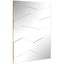 Fracture Segmented Panel Rectangular Mirror