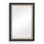 Guerra Walnut & Brass Mirror
