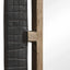 Guerra Walnut & Brass Mirror