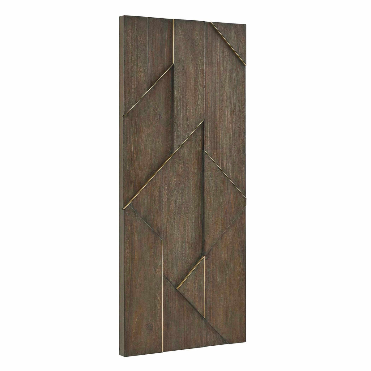 Hanoi Geometric Wood Wall Panel