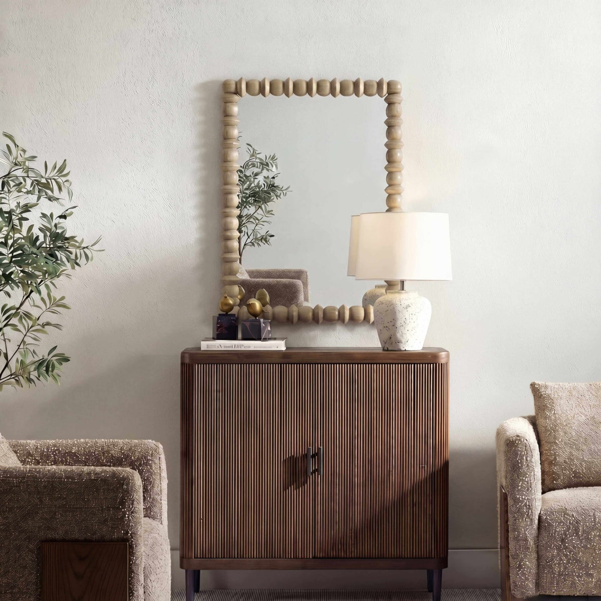 Harriet Spindle Rectangular Mirror
