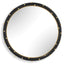Helia Brass Round Mirror