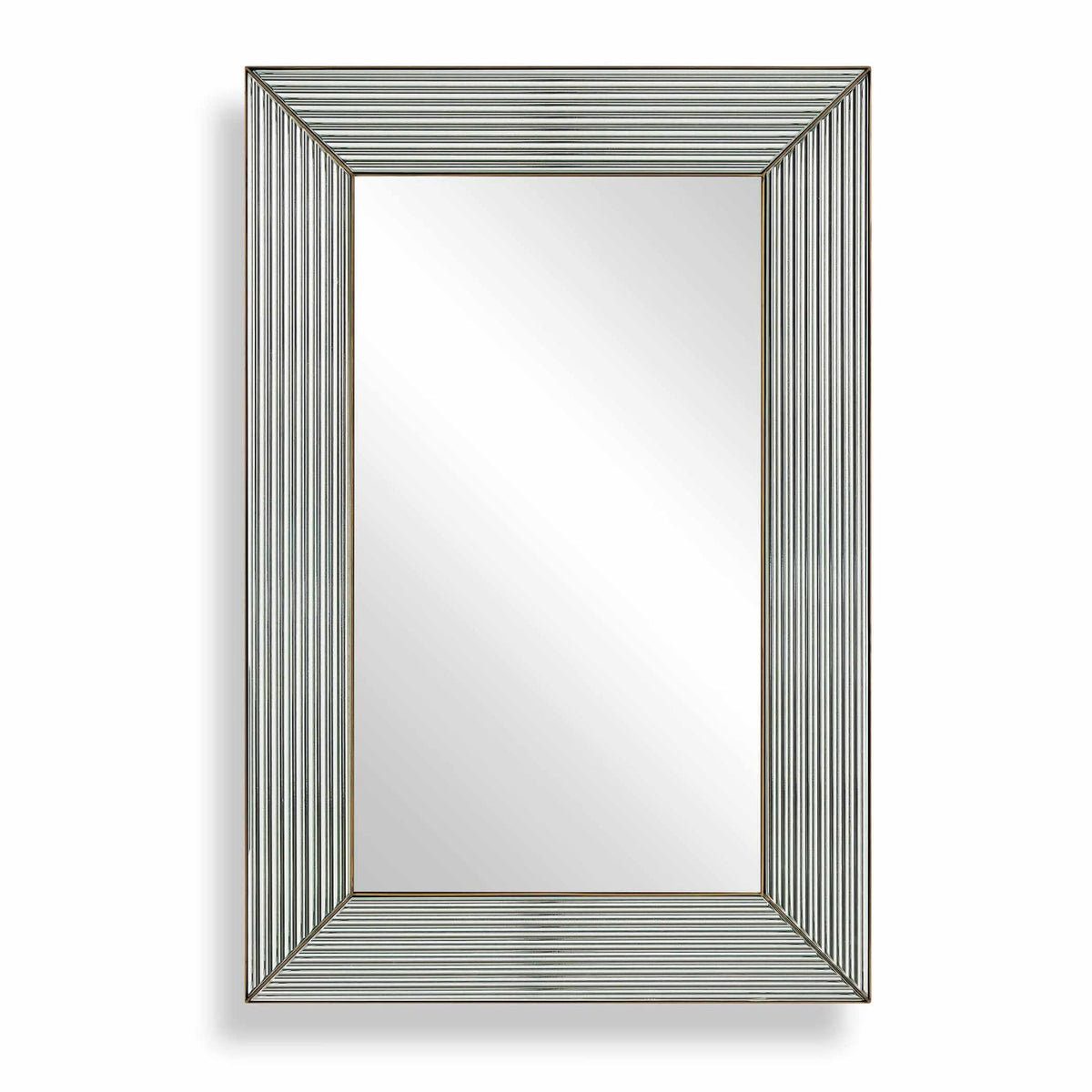 Illuminate Antique Brass Mirror
