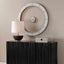 Ivory Halo Minimalist Wall Clock