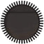 Jael Round Iron Bands Mirror