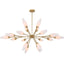 Uttermost Lighting Agapanthus 18 Light Pendant in Brass House of Isabella UK