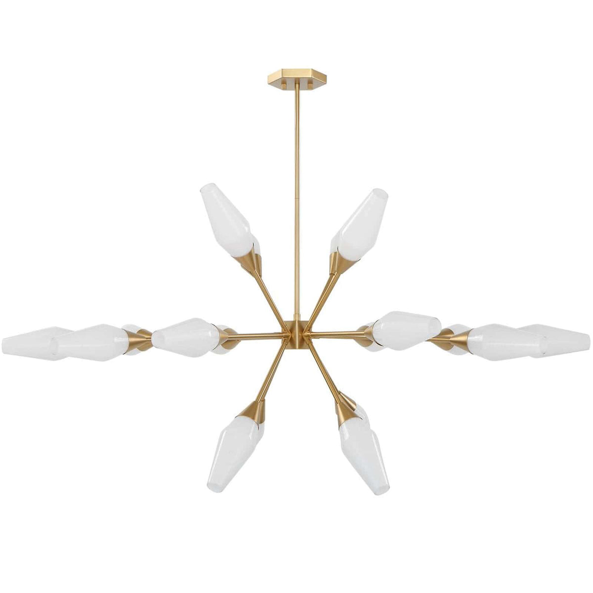 Uttermost Lighting Agapanthus 18 Light Pendant in Brass House of Isabella UK