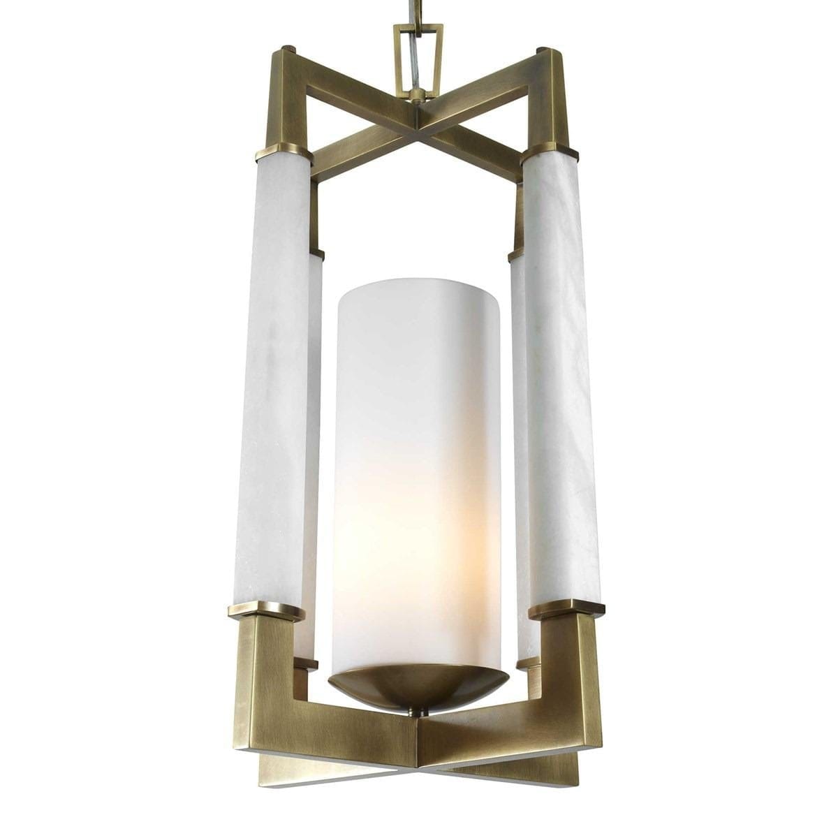 Uttermost Lighting Alabaster Temple Pendant Light House of Isabella UK