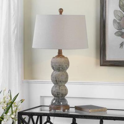 Uttermost Lighting Amelia Textured Ceramic Lamp House of Isabella UK