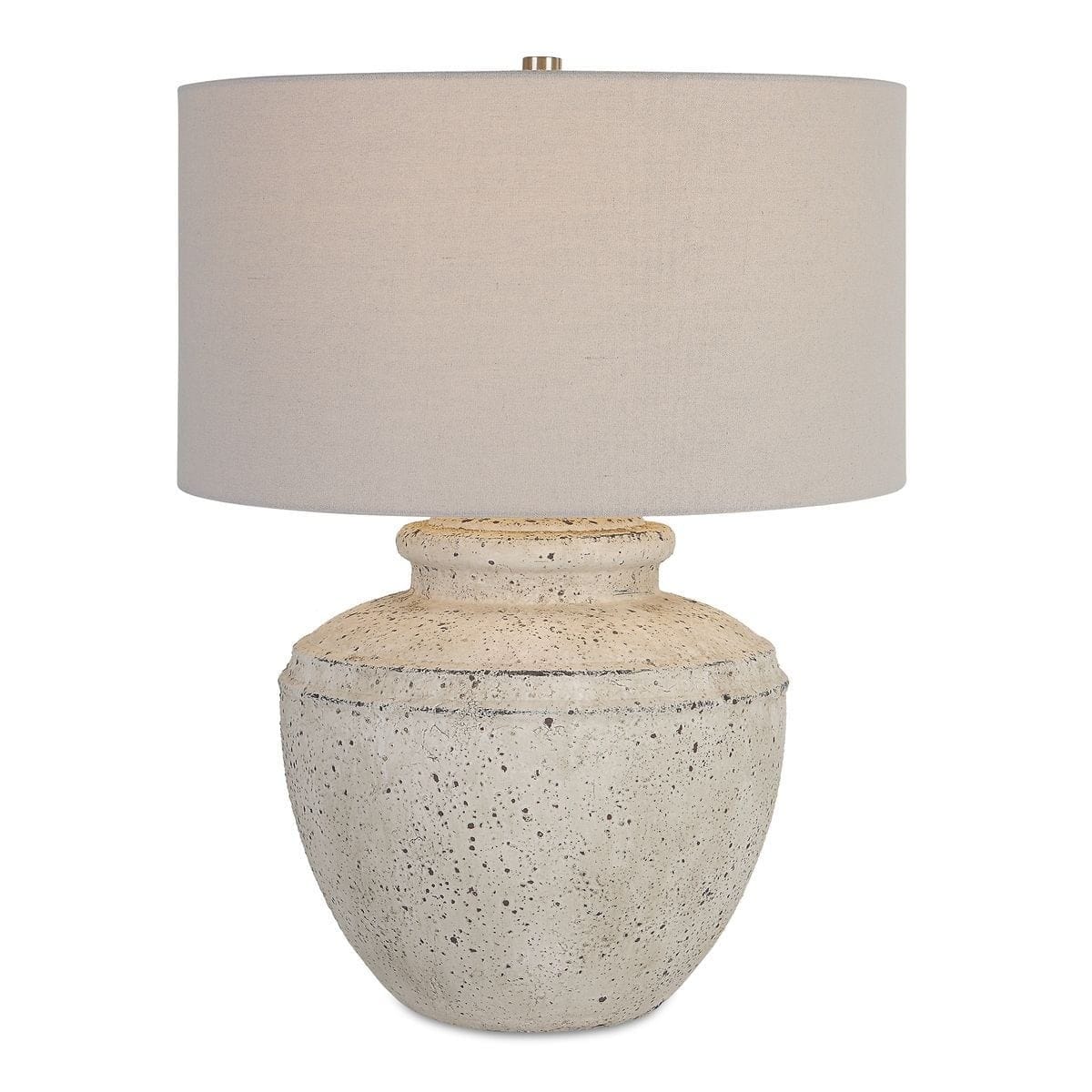 Uttermost Lighting Artifact Aged Stone Table Lamp House of Isabella UK