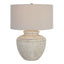 Uttermost Lighting Artifact Aged Stone Table Lamp House of Isabella UK