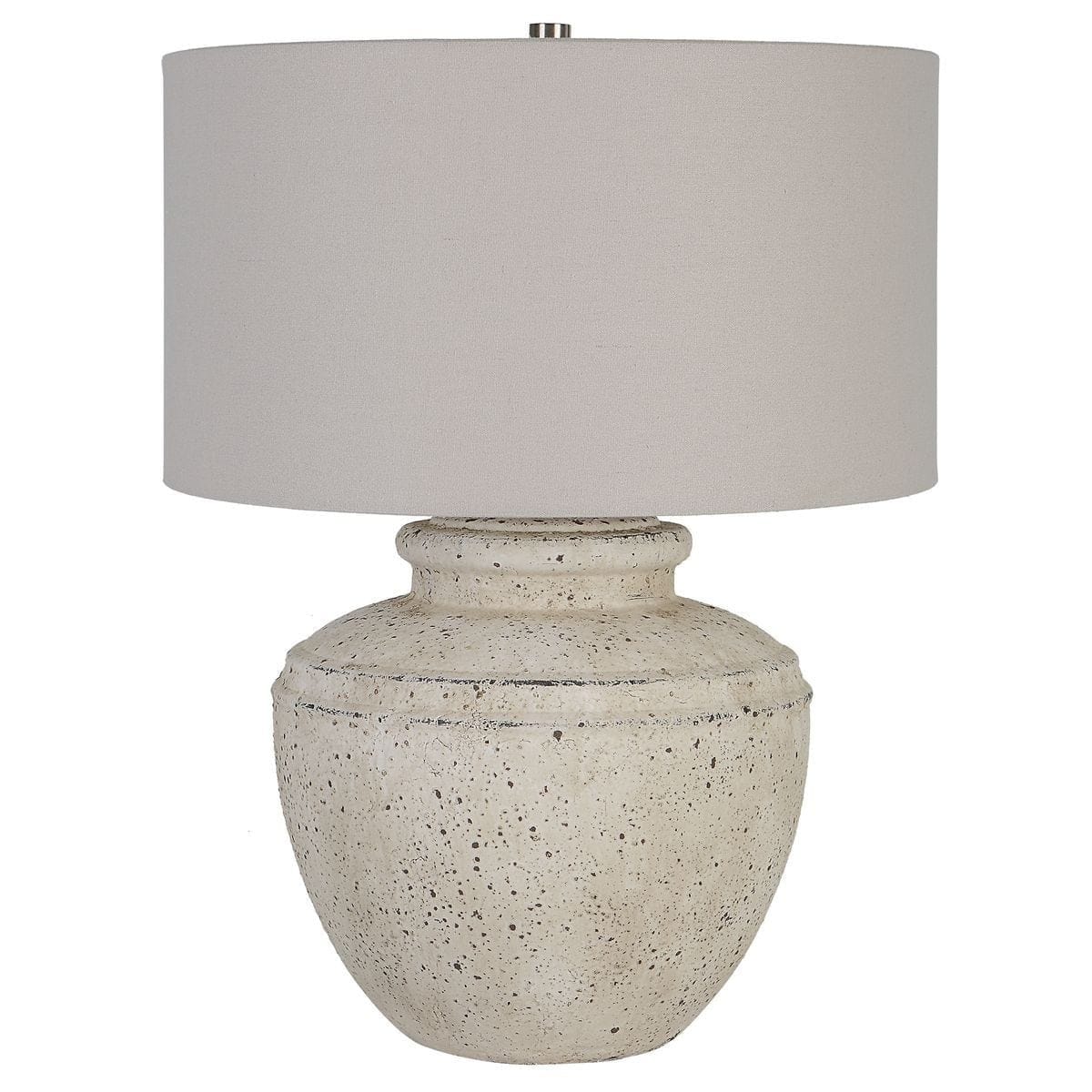 Uttermost Lighting Artifact Aged Stone Table Lamp House of Isabella UK