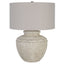 Uttermost Lighting Artifact Aged Stone Table Lamp House of Isabella UK