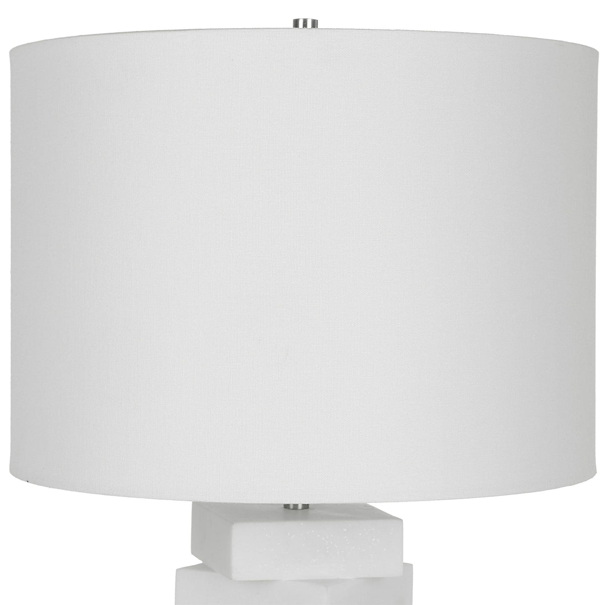 Uttermost Lighting Ascent White Geometric Table Lamp House of Isabella UK