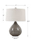 Uttermost Lighting Batova Smoke Grey Lamp House of Isabella UK