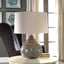 Uttermost Lighting Batova Smoke Grey Lamp House of Isabella UK