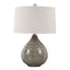 Uttermost Lighting Batova Smoke Grey Lamp House of Isabella UK
