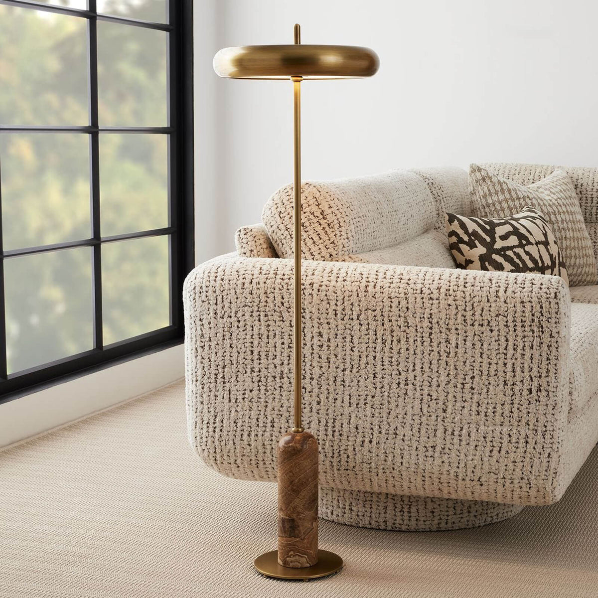 Uttermost Lighting Beret Floor Lamp House of Isabella UK
