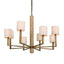 Black Label Commune 8 Light Chandelier.