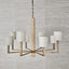 Black Label Commune 8 Light Chandelier.
