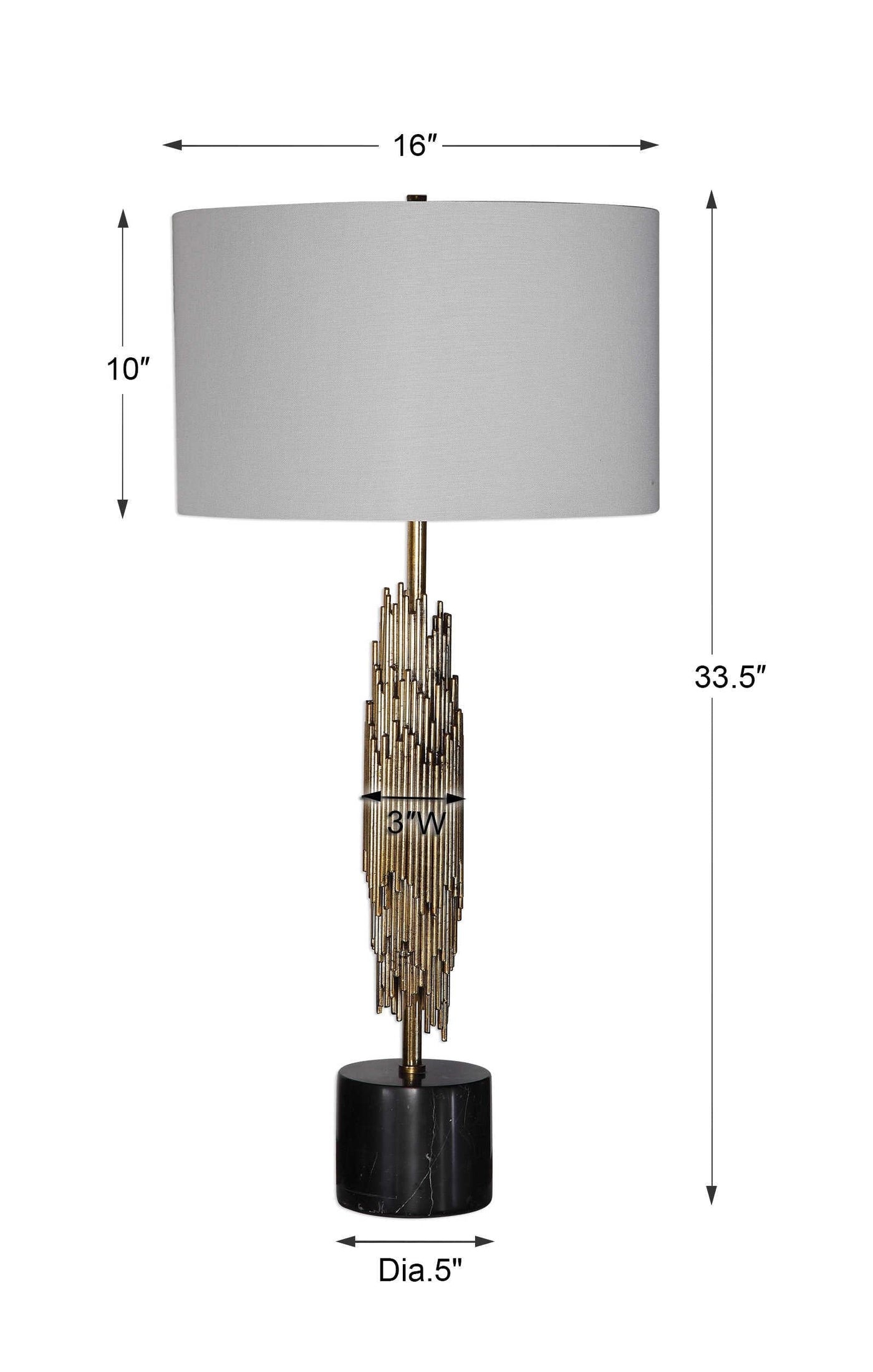 Uttermost Lighting Black Label Condor Table Lamp House of Isabella UK