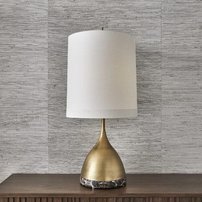 Black Label Kiss Table Lamp Brass & Marble.