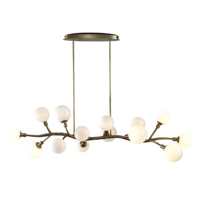 Uttermost Lighting Black Label Meandering 14 Light Pendant - Brass House of Isabella UK