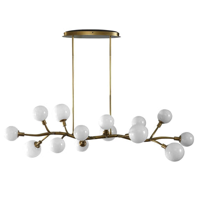 Uttermost Lighting Black Label Meandering 14 Light Pendant - Brass House of Isabella UK