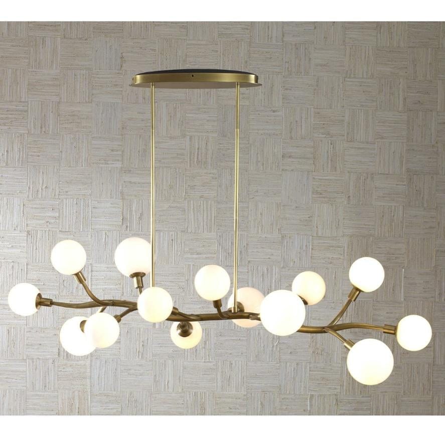 Black Label Meandering 14 Light Pendant - Brass.