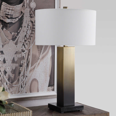 Uttermost Lighting Black Label Ombre Table Lamp House of Isabella UK