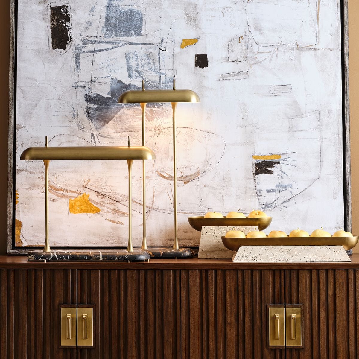 Black Label Papyrus Buffet Lamp.