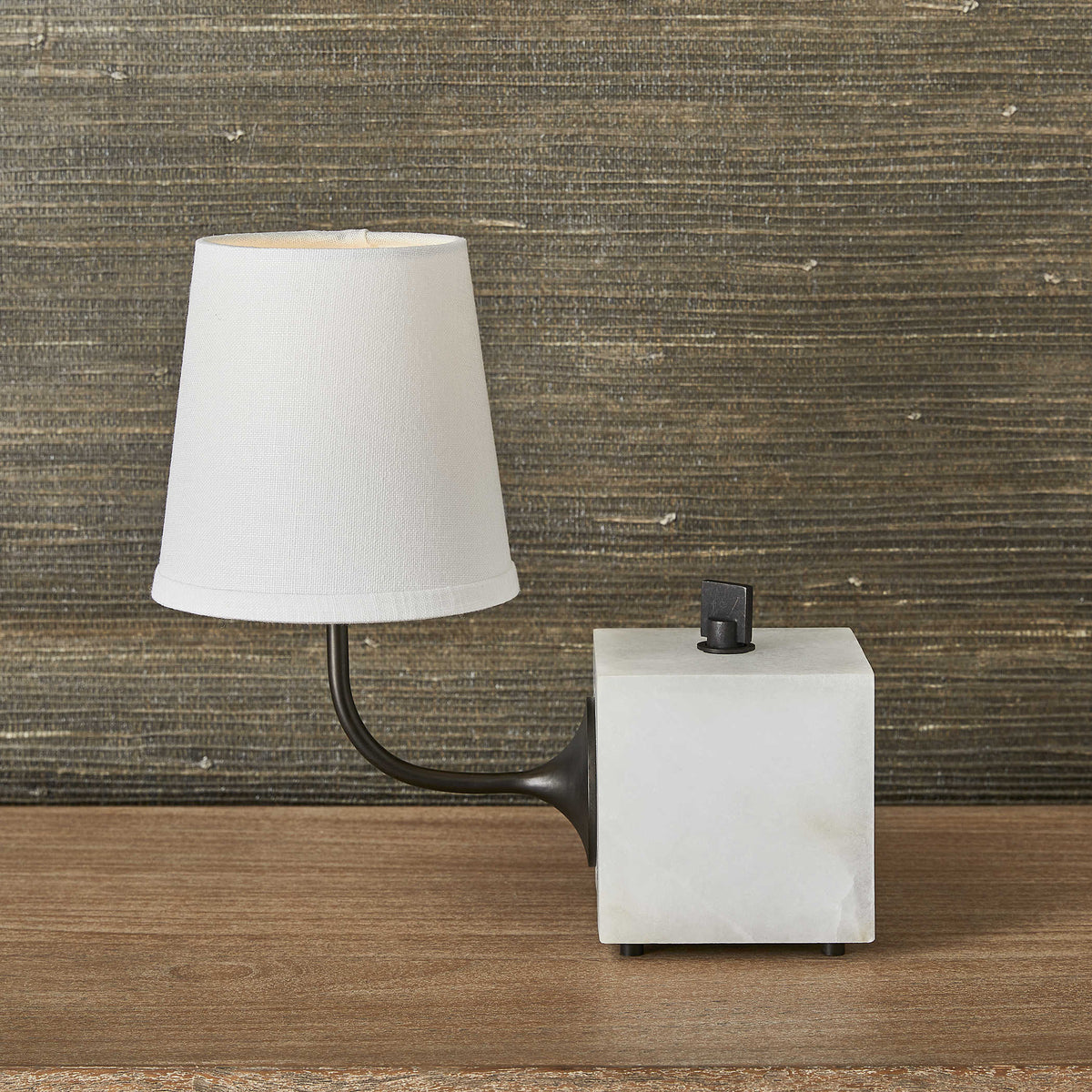 Uttermost Lighting Blockhead Gooseneck Mini Lamp - Bronze House of Isabella UK