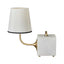 Uttermost Lighting Blockhead Gooseneck Mini Lamp - Satin Brass House of Isabella UK