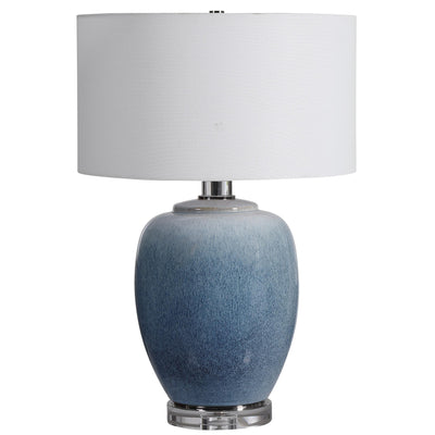 Uttermost Lighting Blue Waters Ceramic Table Lamp House of Isabella UK