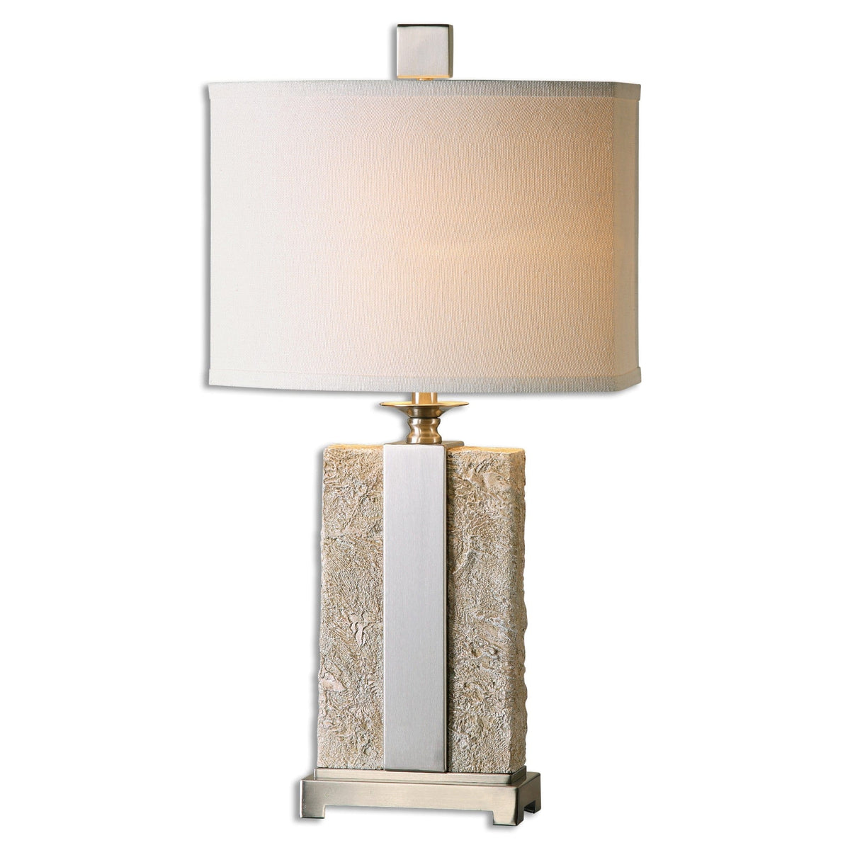Uttermost Lighting Bonea Stone Ivory Table Lamp House of Isabella UK