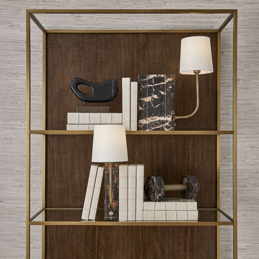Uttermost Lighting Book Mini Lamp in Michelangelo Marble House of Isabella UK
