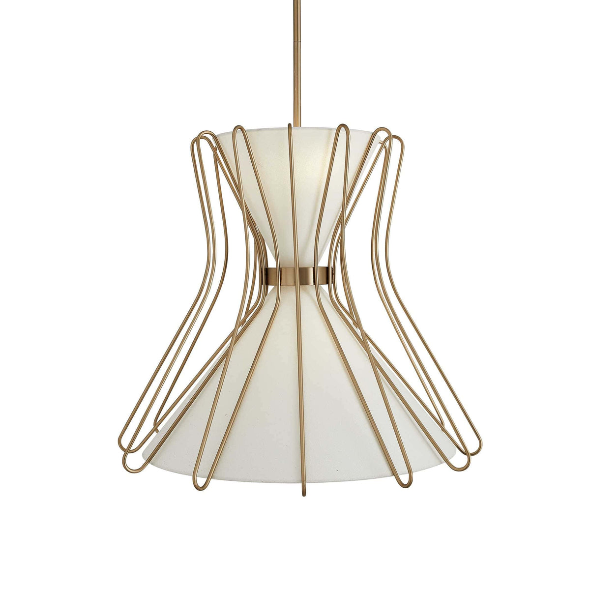 Uttermost Lighting Boomerang Pendant in Brass - Medium House of Isabella UK