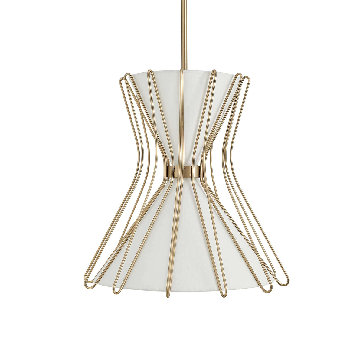 Uttermost Lighting Boomerang Pendant in Brass - Small House of Isabella UK