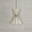 Uttermost Lighting Boomerang Pendant in Brass - Small House of Isabella UK