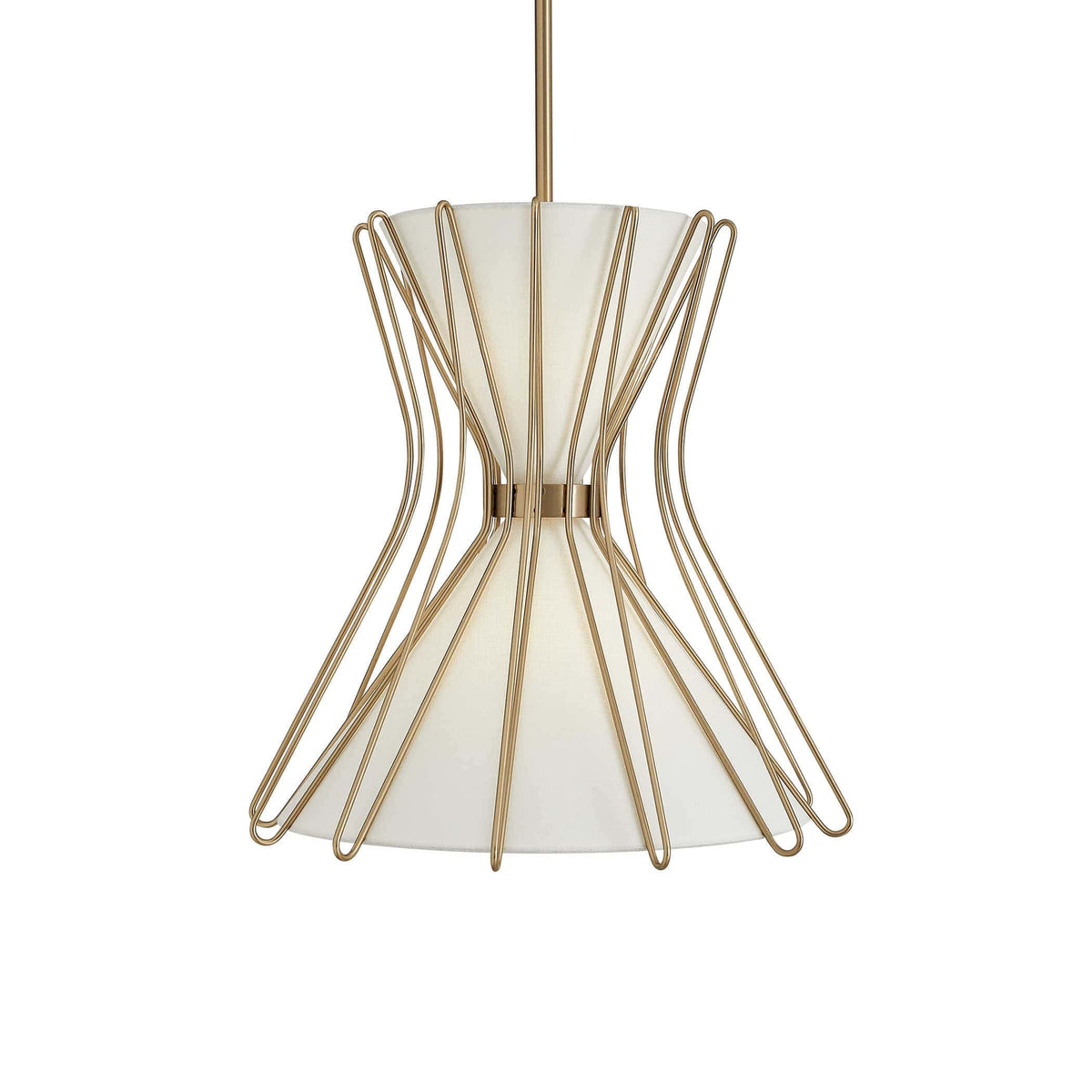Uttermost Lighting Boomerang Pendant in Brass - Small House of Isabella UK