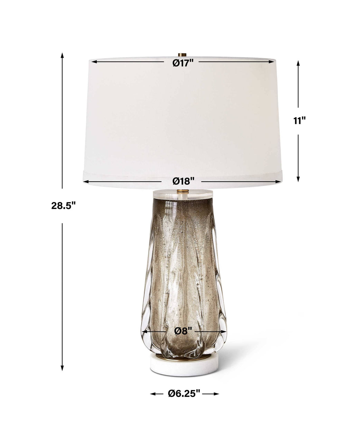 Uttermost Lighting Burano Table Lamp House of Isabella UK
