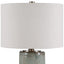 Uttermost Lighting Callais Crackled Aqua Table Lamp House of Isabella UK